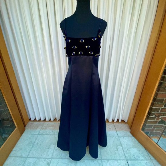 Vintage 90s Prom Dress - Picture 1 of 8